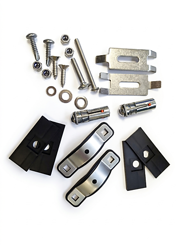 Locinox bevestigingsmaterialen voor de montage van de SHROUD afschermplaat