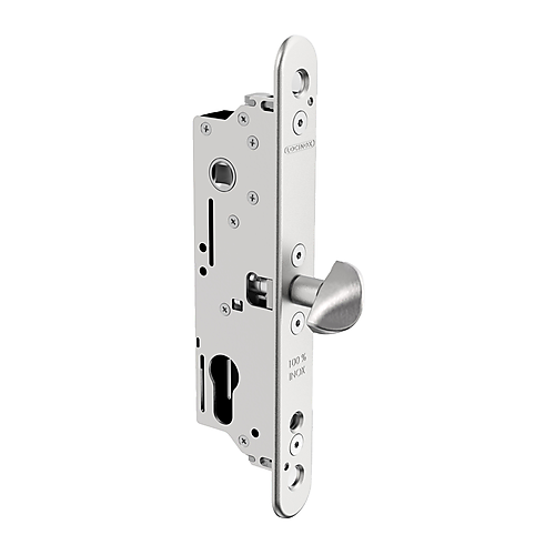 Locinox Fiftylock-S insteek schuifpoortslot doornmaat 30mm met kleine twistfinger