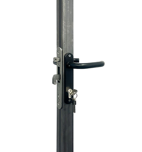 Locinox Fortylock insteekslot set met slotvanger klinken afdekplaten en slotkokerprofiel