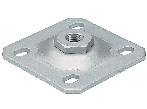 Locinox Muurplaat voor scharnieras M12 - M16 - M20