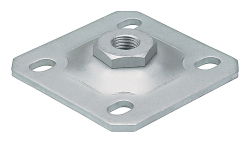 Locinox Muurplaat voor scharnieras M12 - M16 - M20