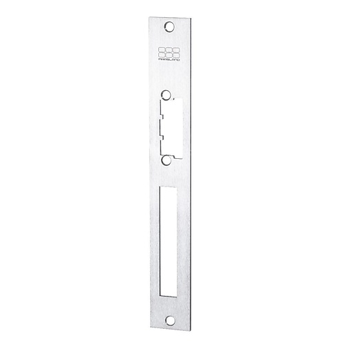 Maasland lange brede sluitplaat RVS voor schootgeleider