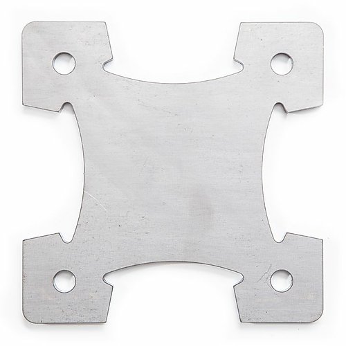 Muurplaat met montagegaten