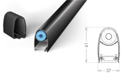 PA2000 passieve veiligheidslijst 61x2000mm