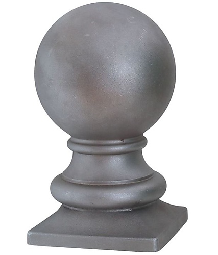 Paalkop bol met vierkante voet