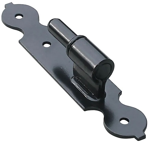 Plaatduim zwart gelakt 12 MM