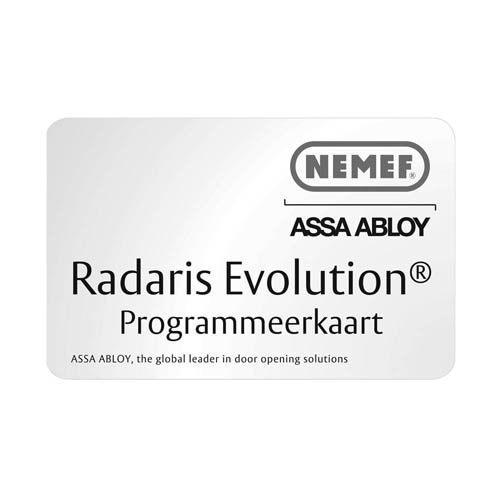 Radaris Programmeerkaarten