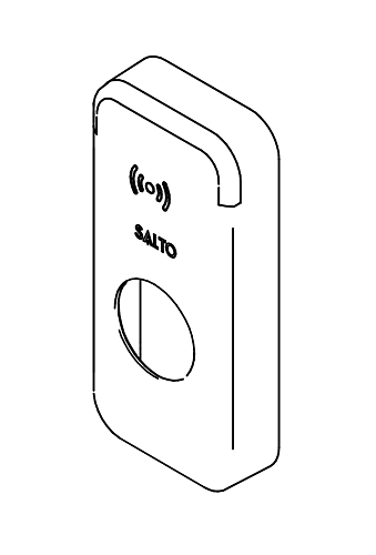 SALTO XS4 Mini cover afdekkap zwart