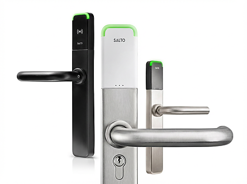 Salto XS4 One elektronisch beslag met cilindersparing in buitenschild EM754