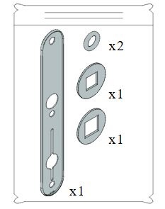 SALTO XS4 Original+ Pakkingset voor buitengebruik SP226849