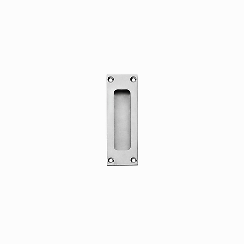 Schuifdeurkom rechthoekig 120x40mm met schroefgaten RVS
