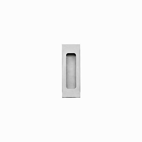Schuifdeurkom rechthoekig 120x40mm RVS