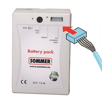 Sommer Accu noodvoeding 24Vdc/1,2Ah