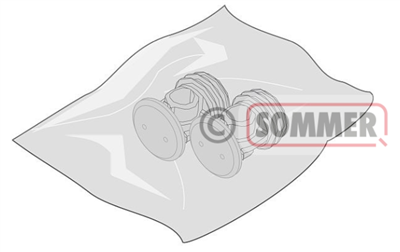 Sommer afdekdop duwbuis 2st Twist M/200/350