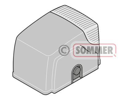 Sommer afdekkap voor slagboom links ASB-6010A/5014A/5507A