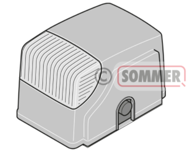 Sommer afdekkap voor slagboom rechts ASB-6010A/5014A/5507A