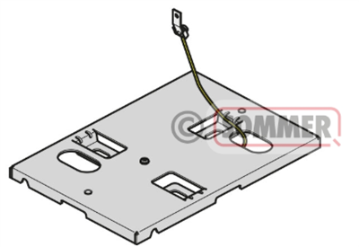Sommer Funderingsplaat Starter en Stater+ poortaandrijving