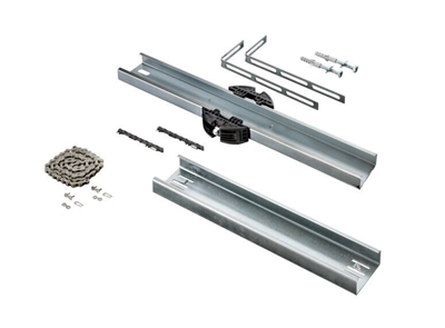 Sommer garagedeuropener verlengkit 543mm rail 1,25mm verzinkt