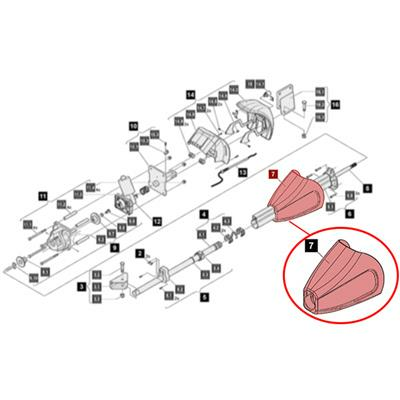 Sommer kunststof motorbehuizing voor lineaire poortmotor Twist XL