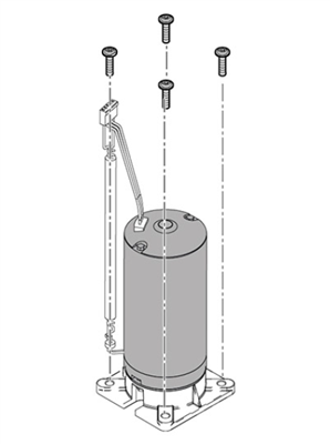 Sommer motor 24V met encoder voor RUNNER schuifpoortmotor