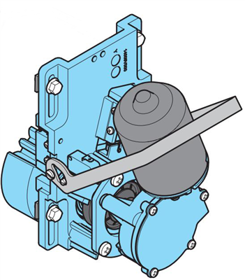 Sommer motor compleet voor SP900 schuifpoortaandrijving