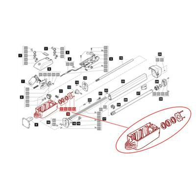 Sommer motorbehuizing voorgemonteerd Twist 350