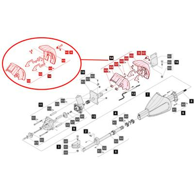 Sommer noodontgrendelingsmechanisme voor lineaire poortmotor Twist XL
