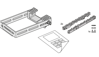 Sommer ombouwset Duo rail voor garagedeuropener Marathon