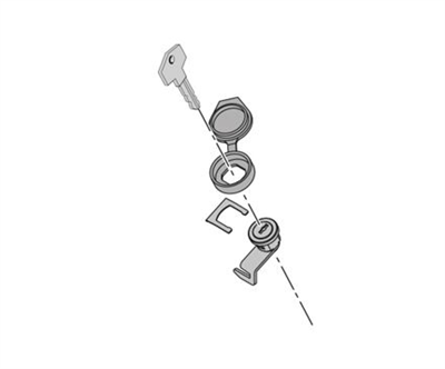 Sommer ontgrendelingsslot met 2 sleutels Twist 350