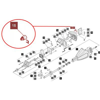 Sommer ontgrendelingsslot met 2 sleutels voor lineaire poortmotor Twist XL