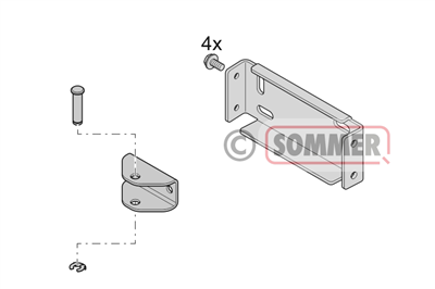 Sommer paal- en vleugelbeslag Twist AM