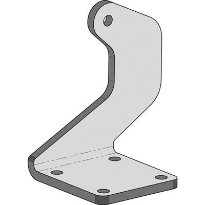 Sommer Paalbeslag gebogen 100/160 R voor Twist XL