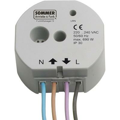 Sommer RM01-868 funkmanager ontvanger 868MHz met 1 kanaal