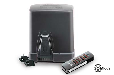 Sommer Runner kit 24V schuifpoortaandrijving met Pearl Vibe zender. 600 kg en 8m