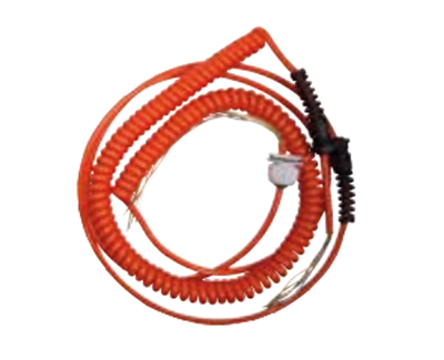 Sommer spiraalkabel 3000 mm oranje