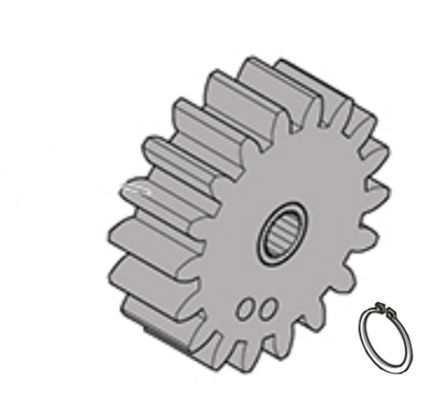 Sommer tandwiel module 4 voor schuifhekaandrijving SP900