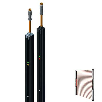 Sommer veiligheidslichtgordijn 2,5m OSE