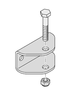 Sommer vleugelbeslag Twist M S3 zwart