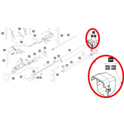 Sommer voorste behuizingsdeksel Twist 350