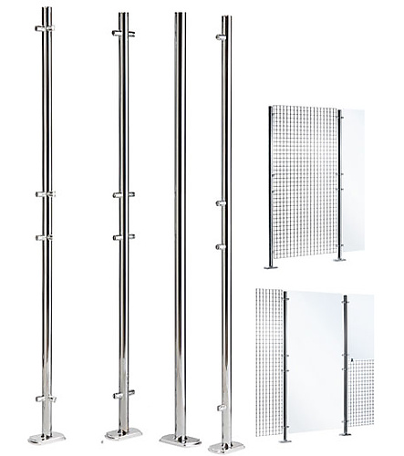 Staanders / Uprights 2000mm voor toegangspoort