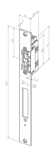 Standaard  inbouw deuropener type 118