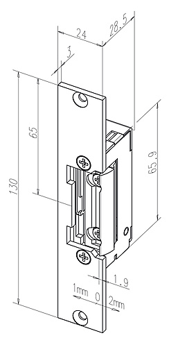 Standaard inbouw deuropener 13805--09635E91 en F91