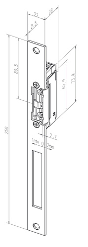 Standaard inbouw deuropener 13805RR--43435E91 en F91