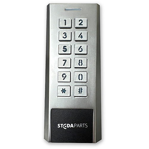 Stedaparts codepaneel en paslezer met 2 relais