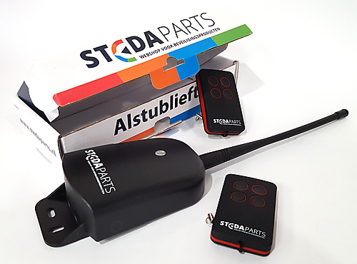 Stedaparts universele 4-kanaals ontvanger met 2 handzenders