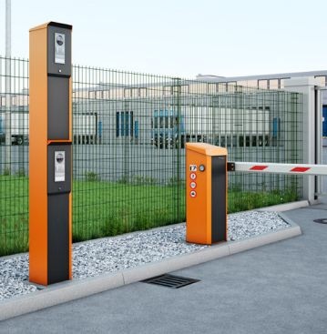 Toegangszuil of kolom, eenvoudige toegang vanuit wagen & vrachtwagen