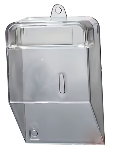 Transparante afdekkap of regenkap voor o.a. codepaneel, vingerscanner en videodeurbel