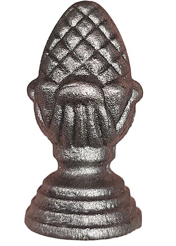 Warmgesmede paalkoppen met ronde voet PK60