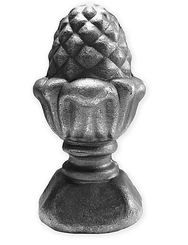 Warmgesmede paalkoppen met vierkante voet PK57