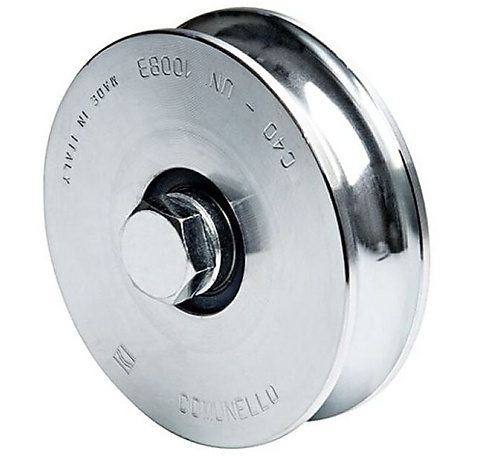 Wielen met ronde groef dubbel gelagerd